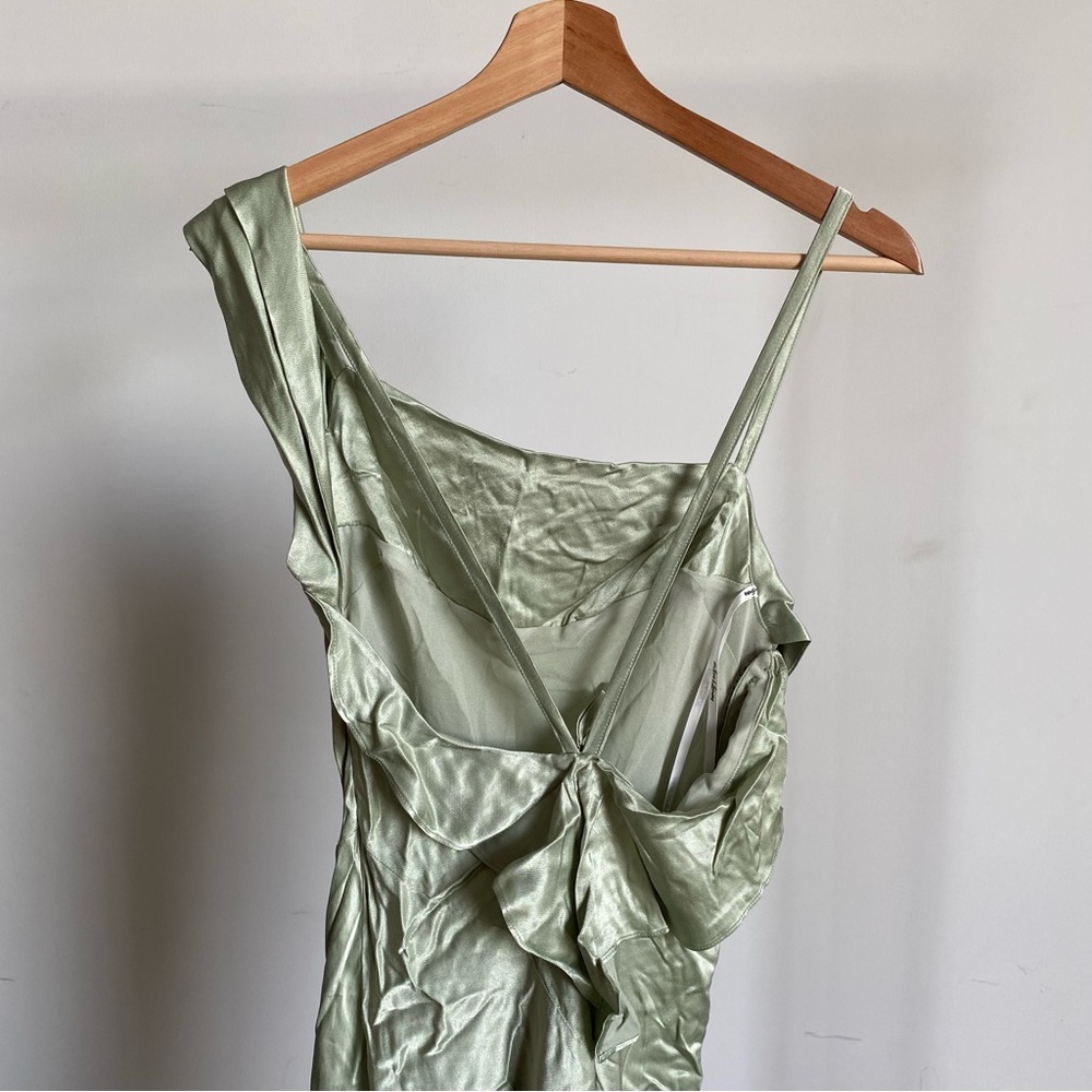 $319 NWT Sage For Love And Lemons “Jewel” Maxi Dress Sz Large L - Picture 9 of 12